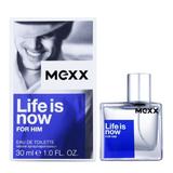 Férfi parfüm/Eau de Toilette Mexx Life Is Now For Him, 30ml