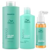 Csomag a haj volumenének növelésére Wella Professionals Invigo Volume Boost - Sampon, Hajmaszk, Hajkezelés