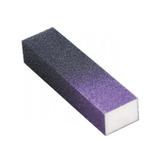 Fekete-Lila Buffer Csiszoló Blokk - Beautyfor Sanding Block, Purple-Black, erősség 120