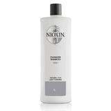 Hajhullás Elleni Sampon Vékonyodott Megjelenésű Természetes Hajra  - Nioxin System 1 Cleanser Shampoo, 1000 ml