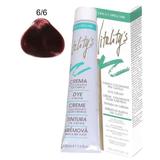 Tartós Hajszínező Krém - Vitality's Linea Capillare Dye Cream, árnyalat 6/6 Dark Auburn Blond, 100ml