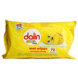 Puha Nedves Törlőkendők - Dalin Dalin Soft & Clean, 72 db.