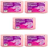 Egyszeri használatos habpapucs csomag, 5 db. - Beautyfor Disposable Slippers EVA Foam, 12 pár