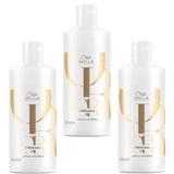 Sampon Csomag a Haj Fényességére, 3 db.  - Wella Professionals Oil Reflections Luminous Reveal Shampoo, 500ml