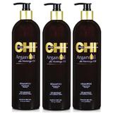 Csomag 3 x Sampon Argánolajjal - CHI Farouk Argan Oil Plus Moringa Oil Shampoo 739 ml