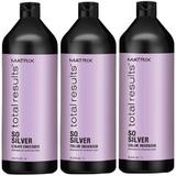 Sampon Csomag Szőke Hajra, 3 db.  - Matrix Total Results So Silver Color Obsessed Shampoo 1000 ml