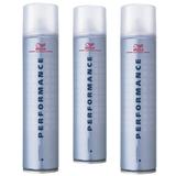 Csomag közepesen fixáló hajfixálóval - Wella Professionals Performance Strong Hold Hairspray 500 ml ( 2 + 1 )