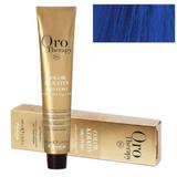 Demipermanens Hajfesték Fanola Oro Therapy Color Keratin Oro Puro with Gold&Argan Oil Blue, 100ml