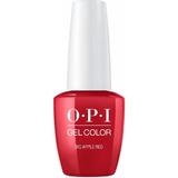 Féltartós Körömlakk - OPI Gel Color Big Apple Red™, 15 ml
