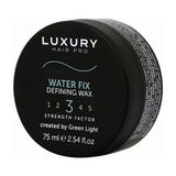 Hajmeghatározó Viasz - Water Fix Defining Wax Luxury Hair Pro, Fixálási faktor: 3, Green Light, 75 ml