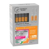 Bőrápoló Készlet Skin Boost 50+ Cosmetic Plant: Hidratáló Ránctalanító Krém 30+ C-Vitamin  Plus Cosmetic Plant, 50ml; Skin Boost Fiolák C-Vitamin Plus, 6 x 2 ml 