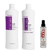 Sárgatónus Elleni Hajápoló Csomag - Fanola No Yellow: Sampon 1000 ml, Hajmaszk 1000 ml, Hajszérum a Csillogásra 100 ml