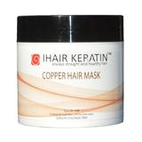 Színező/Árnyalatosító Hajmaszk, Réz - Copper Hair Mask iHair Keratin, 500 ml