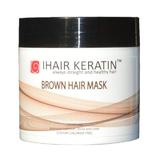 Színező/Árnyalatosító Hajmaszk, Csokoládés - Brown Hair Mask iHair Keratin, 500 ml