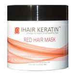 Színező/Árnyalatosító Hajmaszk, Piros - Red Hair Mask iHair Keratin, 500 ml