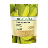 Banán és Sárgadinnye Fürdősó Fresh Juice, 500 g