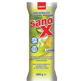 Tisztítópor utántöltő  - Sano X Non-scratch Scouring Powder Lemon Refill, 600 g