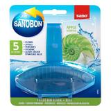 WC Illatosító, Kék, Alma Illattal - SanoBon Toilet Rim Block Blue Apple, 55 g
