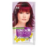 Féltartós Hajfesték Loncolor Trendy Colors, árnyalata R4  funky vörös, 2x 25 ml