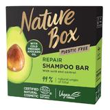 Javító Szilárd Sampon Hidegen Sajtolt Avokádóolajjal - Nature Box Repair Shampoo Bar with Cold Pressed Avocado Oil Plastic Free, 85 g