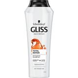Javító Sampon Száraz és Sérült Hajra  - Schwarzkopf Gliss Hair Repair Total Repair Replenish Shampoo for Dry, Stressd Hair, 250 ml