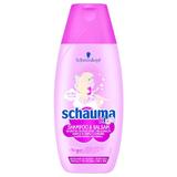 Sampon és Balzsam Kislányoknak, Hajra és Bőrre - Schwarzkopf Schauma Kids Shampoo & Balsam Especially for Children's Hair & Skin, 250 ml