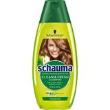 Sampon Zöldalma és Csalán Kivonattal Normál Hajra - Schwarzkopf Schauma Clean & Fresh Shampoo with Green Apple & Nettle Extract for Normal Hair, 400 ml