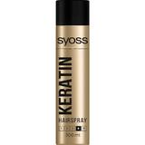 Hajfixáló Spray Keratinnal Erős Rögzítéssel - Syoss Professional Performance Keratin Hairspray, 300 ml