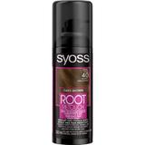 Hajspray a Hajgyökerek Ideiglenes Festésére - Schwarzkopf Syoss Dark Brown Root Retouch Cover Spray, sötétbarna 120 ml