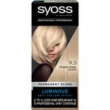 Tartós Hajfesték  -  Syoss Professional Performance Permanent Blond Luminous Anti-Yellow Effect Baseline, árnyalat 9_5 Frozen Pearl Blond