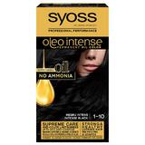 Demi-Permanens Hajfesték -  Syoss Professional Performance Oleo Intense Permanent Oil Color, árnyalat 1-10 Intenzív Fekete