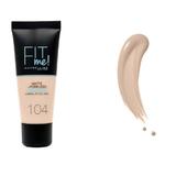 Alapozó - Maybelline Fit Me! Matte + Poreless Normal to Oily Skin, 104 Soft Ivory, 30 ml