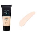 Alapozó - Maybelline Fit Me! Matte + Poreless Normal to Oily Skin, 101 True Ivory, 30 ml