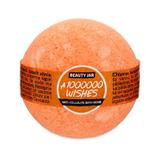 Pezsgő Fürdőgolyó Szicíliai Narancs Illattal, Mandulaolajjal és E-Vitaminnal  A 1000000 Wishes Anti-Cellulite Bath Bomb Beauty Jar, 150 g