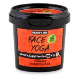 Alginát Arcmaszk a Feszességre Kurkumával és Gojival Face Yoga Beauty Jar, 20 g