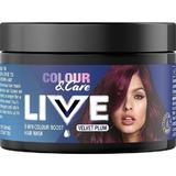 Színező Hajmaszk - Schwarzkopf Live Color & Care 5 Min Color Boost Hair Mask, árnyalat Velvet Plum, 150 ml
