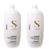 Csomag 2 x Fényesítő Sampon Normál Hajra - Alfaparf Milano Semi Di Lino Diamond Illuminating Low Shampoo, 1000ml