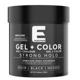 Hajzselé, Fekete  - Elegance Gel + Color Strong Hold Black, 250 ml