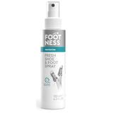 Dezodor Spray Lábakra és Cipőkre  Fresh Shoe & Foot Spray Footness, 125 ml