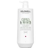 Hidratáló Balzsam Göndör vagy Hullámos Hajra  - Goldwell Dualsenses Curls&Waves Hydrating Conditioner, 1000 ml
