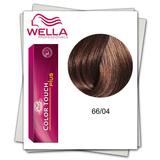 Demipermanens hajfesték - Wella Professionals Color Touch Plus árnyalat 66/04 Intenzív sötétszőke Vörös