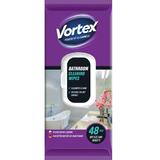 Nedves fürdőtisztító törlőkendők - Vortex Bathroom Cleaning Wipes, 48 db.