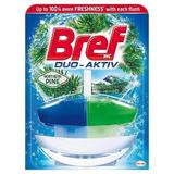 Toalett Frissítő Fenyő Illattal - Bref Wc Duo-Aktiv Northern Pine, 50 g
