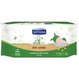 Biológiailag lebomló nedves törlőkendők kisbabáknak - Septona Eco Life 100% Cotton Biodegradable Wipes, 60 db.