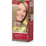 Tartós Krémhajfesték - Aroma Color 3-Plex Permanent Hair Color Cream,11 Natural Blond, 90 ml