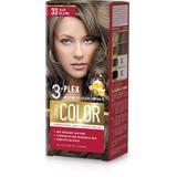 Tartós Krémhajfesték - Aroma Color 3-Plex Permanent Hair Color Cream, 33 Ash Blond, 90 ml