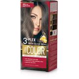Tartós Krémhajfesték -  Aroma Color 3-Plex Permanent Hair Color Cream, 23 Ash Brown, 90 ml