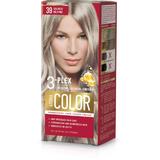 Tartós Krémhajfesték - Aroma Color 3-Plex Permanent Hair Color Cream, 39 Silver Blond, 90 ml