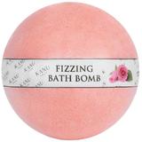Pezsgő Fürdőlabda Rózsával - KANU Nature Fizzing Bath Bomb Rose, 160 g