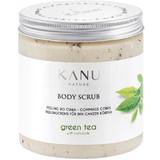 Testradír Zöld Tea és Kamilla Kivonattal - KANU Nature Body Scrub Green Tea with Camomile, 350 g